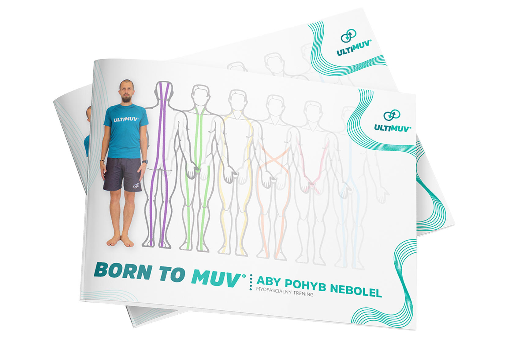 Cover of the Born To MUV printed movement publication, designed by Daniel Zubal.